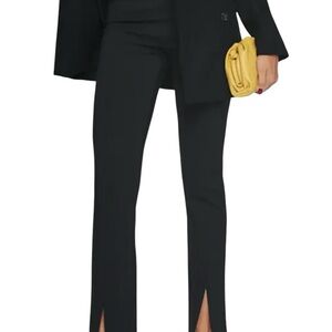 Reformation Black Split Hem Pants (medium)